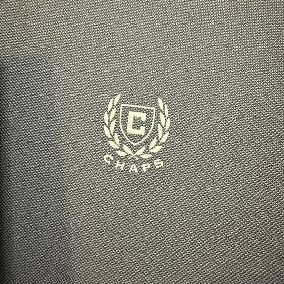 Chaps Gray Polo Shirt Classic Design golf size L - Picture 3 of 7